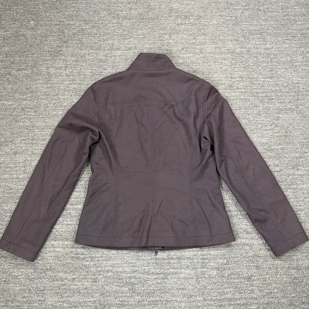 Icebreaker Coastal Jacket Women Large Purple Merino Wool Full Zip Outdoor Nature - Picture 3 of 11